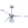 Huspert Ventilatore da soffitto con luce 3 pale Nevis 120 cm con telecomando