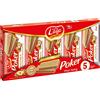 Lago 1968, Poker Nocciola 5x45g, Wafer con Vellutata Crema alla Nocciola 75% con 3 Strati Friabili di Wafer