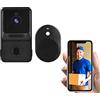 Daoco Campanello Video Videocitofono Senza Fili di Sicurezza visiva ad Alta risoluzione ad Alta risoluzione 1080P con Visione Notturna a infrarossi Monitoraggio in Tempo Reale dell'audio a 2 Vie