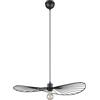 Trio Leuchten Reality - Cappello a sospensione R31451032, in metallo nero opaco, senza 1 E27