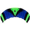 Wolkenstürmer® Paraflex Sport 1.7 Kit aquilone pronto a volare con manubrio, 2 x 20 m, Dyneemaleinen - Tappeto per adolescenti e adulti (blu)