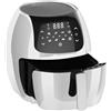 Avilia Friggitrice ad con Aria Programmi Preimpostati - Digitale, con Controllo Temperatura, Timer, Ideale per Cucina senza Olio, 8L, 1800W, 37x33x30cm, Bianco