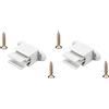 cyclingcolors 2x supporto per manovella 14mm regolabile 28-48mm tapparelle con vite plastica bianco finestre persiana biella