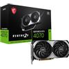 MSI Geforce RTX 4070 Ventus 2X E 12GB Oc GDDR6X 3xDP 1xHDMI