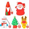 BORLTER CLAMP Chiavetta USB Stile Natalizio 16GB 5 Pezzi Regali di Capodanno, BorlterClamp Pen Drive Unità Flash USB Babbo Natale Albero di Natale Stili Penna USB Regali di Natale per Famiglie Studenti e Bambini