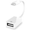 Cirafon Certificato Apple MFi: adattatore da Lightning a USB per fotocamera per iPhone/iPad, cavo adattatore OTG USB 3.0 femmina, supporto per collegare fotocamera, chiavetta USB, lettore di schede, tastiera