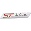 SgW 1 Emblema ST Line Metal Sticker Car Body Logo Sticker Decal Car Styling Adatto per la Maggior Parte dei Modelli di Auto (argento)
