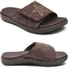 KuaiLu Sandali Uomo con Comode Ortopediche Arch Support Spiaggia Piscina Estive Sportivi Ciabatte Leggere Antiscivolo Gomma Suole 49