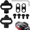 Fadwons Tacchette per Pedali MTB Compatibili Shimano SPD SM-SH51, Look Keo, Tacchette SPD Mountain Bike e Bici da Corsa, Pedali SPD Attacchi Include Chiave per Installazione, in Acciaio Cromo Molibdeno
