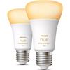 Philips Hue White Ambiance LED, set da 2 E27, 2200-6500 K, 8 W, 8719514291256, A60 White Ambiance; White Ambiance [Lampadine > Lampade a LED]