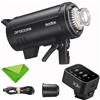 EACHSHOT Godox DP800IIIV 800 W Stobe Flash Studio Light con trigger X3-F GN126 0,1-1 S Tempo di riciclo, Durata flash 1/2000-1/800 s, Sistema Bowens Mount Monoluce 2,4 G X (DP800III-V)