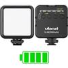 ULANZI Luce Fotografico, ULANZI VL49 Luci Fotografiche con 2000mAH Batteria Ricaricabile, Luci per Foto Pannello LED con Slitta Flash, Faretto Led Fotografia per DJI Osmo Pocket 2 3 Riprese Video o Vlog