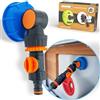 MaJoCompTec® WATERTWIN - Adattatore di riempimento per serbatoio dell'acqua, per camper, caravan, compatibile con Gardena (FLEX, adattatore per tappo del serbatoio IG60, filettatura grossa)