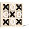 CZNBZIU Tic- Tac- Toe Spiel, Mini-Tisch Brett aus Holz, Board Spiele Zu Spielen mit Familie, Bord Spiele für Erwachsene für Couchtischdekoration, Partyspiele, Kindergeschenk