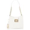 Love Moschino Borsa a spalla Donna, Bianco, Taglia unica