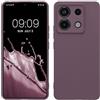 kwmobile Custodia Compatibile con Xiaomi Redmi Note 13 Pro 5G / Poco X6 5G Cover - Back Case per Smartphone in Silicone TPU - Protezione Gommata - Iris pallido