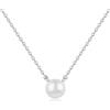 GAVU Collana Perle Donna, Collana Donna Argento 925 con Ciondolo Perla Naturale di Acqua Dolce
