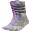 adidas Calze 3 Stripes Stonewash Grigio Blu Viola