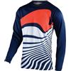 KAISUN Maglia da Ciclismo Uomo Maniche Lunghe Abbigliamento da Bici Camicia Mountain Bike/MTB, Traspirante e Assorbente dal Sudore T-Shirt(Rouge,Large)
