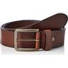 Wrangler Cintura da uomo Structured Black, Nero, 115 cm
