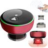 WONEEY Scaldacollo elettrico a infrarossi, 16 marce, 3 modalità, Smart Cupper, massaggiatore con telecomando, Smart Cupper Guasha sollievo dal dolore, disintossicazione del corpo, rosso