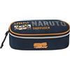 Franco Cosimo Panini COMIX - Linea COMIX ANIME, Astuccio Scuola Naruto Shippuden, Astuccio Ovale, Ideale per Riporre la Cancelleria, con Divisorio Interno con Passanti Elastici e Chiusura a Zip, 22 x 7H x 9,5 cm