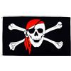 AZ FLAG Bandiera Pirata con bandana rosso 250x150 cm 2 Occhielli