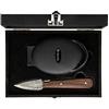 Laguiole Style de Vie - Coltello per ostrica in legno di quercia, Luxury Line, con porta ostriche