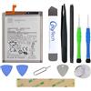 OnlyTech Kit di riparazione batteria per Samsung Galaxy Note 10 Lite SM-N770-4500mAh - con 10 strumenti e adesivi