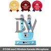 D'COM (DIGITALCOM) Sistema microfonico per karaoke wireless D'COM max3 Microfono...