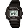 Casio Orologio Digitale Quarzo Unisex con Cinturino in Resina F-108WH-1ACF