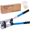 Toolwiz Pinza Crimpatrice - 6 a 50 mm² Potente Pinza a Crimpare Terminale per Cavi da 10, 8, 6, 4, 2, 1/0 AWG, Piegatore Resistente per Capicorda, Strumenti per Crimpare Capocorda - Blu
