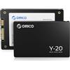 ORICO 1TB SSD SATA III 6Gb/s 2.5 Interno SSD, Fino a 500 MB/s Velocità di Lettura, Unità a Stato Solido Interne Compatibile con Laptop e Desktop PC (Nero) - Y20