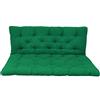 Ambientehome (TG. 120x80x8 cm) Ambientehome Gamma Cuscino con Schienale, Verde, Cuscino 120 x