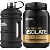 Optimum Nutrition 100% Gold Standard Isolate Proteine Whey in Polvere con BCAA Cioccolato 930g 31 Porzioni + BORRACCIA GRANDE