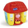 Clementoni - 17346 - Soft Clemmy - Secchiello Peppa Pig - Gioco Prima Infanzia Made in Italy - Mattoncini Costruzioni Morbide - Giocattolo per Bambini 18-36 Mesi, Multicolore