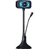 Generic Webcam pc con microfono Fotocamera esterna digitale con telecamere for visione notturna microfono for videoconferenza webcam digitale macchina fotografica esterna digitale Webcam pc(As shown)