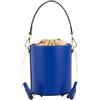 MAHISHA, Borsa a secchiello in pelle Donna, Blu
