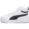 PUMA Caven 2.0 Mid PS, Sneaker, White Black-Gold, 31 EU