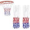 GANILITY Rete per Canestro, 3 Pezzi Rete da Basket Portatile, Rete di Ricambio Professionale da, Rete da Basket per Impieghi Gravosi, Adatto per Canestri da Basket da Interno o da Esterno, 12 Anelli