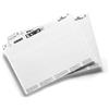 Durable 800002 Inserti di Ricambio Fogli f.to A5, Microperforati, 200x20 mm, Bianco, Confezione da 20 Pezzi