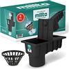Millto™ Pozzetto per Pluviale 110 mm | Scarico Verticale Filtro per Tubo di Acqua Piovana Scatola Grondaia Cassetta Pioggia Polipropilene