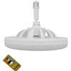 Generico Plafoniera con ventilatore,Ventilatori da soffitto con luci e telecomando - Ventilatore da soffitto LED E27,Ventilatore da soffitto a basso profilo con luce, ventilatori da soffitto per camera da lett