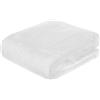 Brandsseller Coperta di finta pelliccia 150 x 200cm Coperta accogliente Coperta di copriletto Bianco