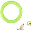 QEEROYO Anello per Morso, Giochi Galleggianti per Cani, Allenamento Interattivo Anello, Frisbee Giocattolo per Cani, Dischi Volanti per Cani, Verde