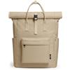 KALIDI Roll Top backpack Zaino Nero Donna e Uomo - Zaino di Alta Qualità con Parte Superiore Pieghevole - Borsa Quotidiana 18-22 Litri - Idrorepellente, Flessibile (khaki)