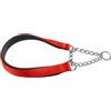 Ferplast Collare Cane Semistrozzo, in Nylon, Imbottito, Anti-trazione, per Addestramento Cani, XXL (Circonferenza Collo 55-65 cm) Rosso