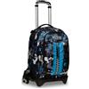 Seven S.p.a. Seven Trolley Scuola Sganciabile Jack 2 Ruote, Grigio Blu, Colourjet, 3 in 1, Triplo Uso, Zaino con Carrello Sganciabile e Tasca Interna Porta Borraccia, Zaini e Trolley, Scuola, Bambini e Ragazzi