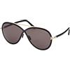 Tom Ford Occhiali da Sole RICKIE FT 1007 Shiny Black/Grey 65/5/135 donna