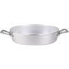 Baldassare Agnelli Pentole Agnelli, FAMA622, Casseruola Bassa con 2 Maniglie, Alluminio, Argento